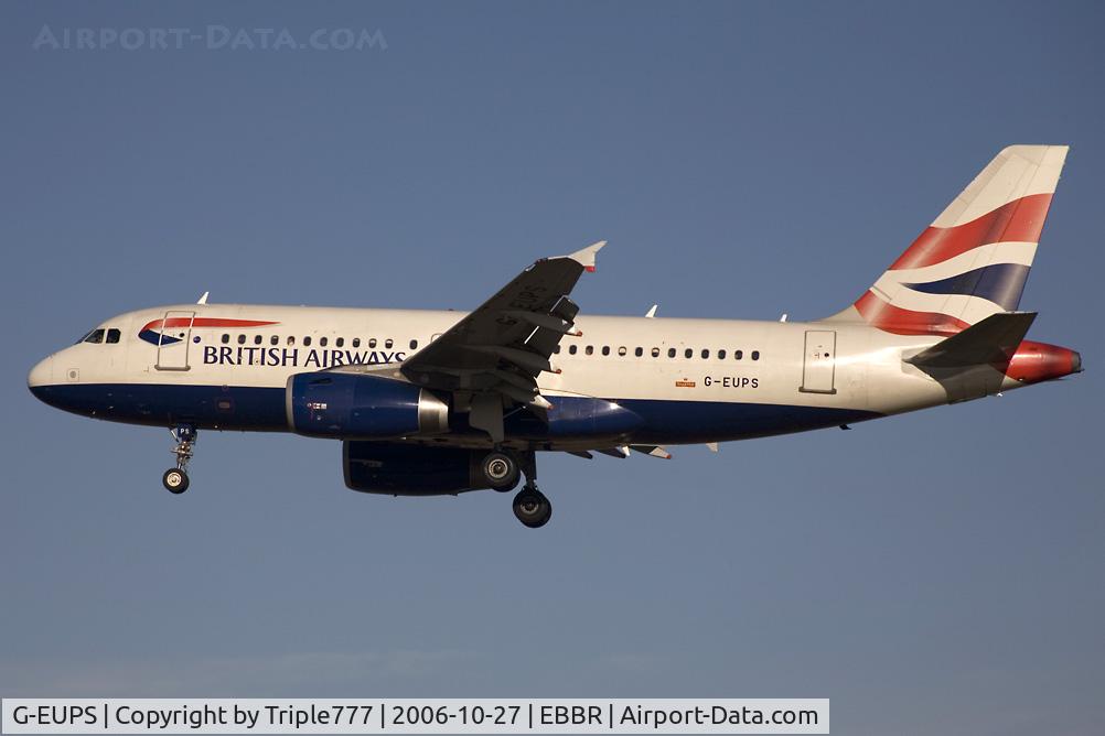 G-EUPS, 2000 Airbus A319-131 C/N 1338, Airbus 319 British Airways