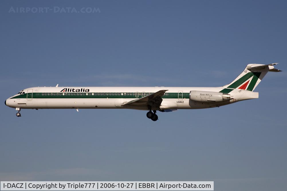 I-DACZ, 1991 McDonnell Douglas MD-82 (DC-9-82) C/N 53058/1927, MD82 Alitalia