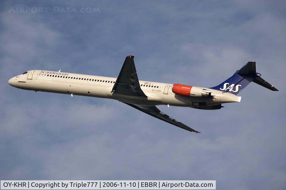 OY-KHR, 1991 McDonnell Douglas MD-81 (DC-9-81) C/N 53275, MD81 SAS