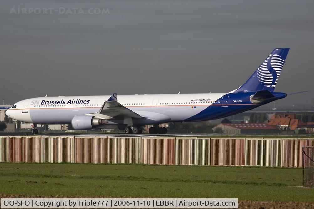 OO-SFO, 1994 Airbus A330-301 C/N 045, Airbus 330 SN Brussels Airlines