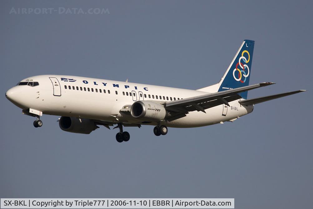 SX-BKL, 1990 Boeing 737-4Y0 C/N 24915/2055, Boeing 737-400 Olympic Airways