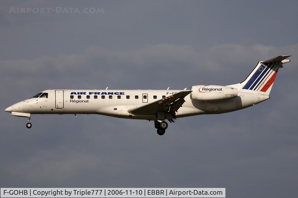 F-GOHB, 1999 Embraer ERJ-135ER (EMB-135ER) C/N 145198, Embraer RJ-135LR Air France Regional