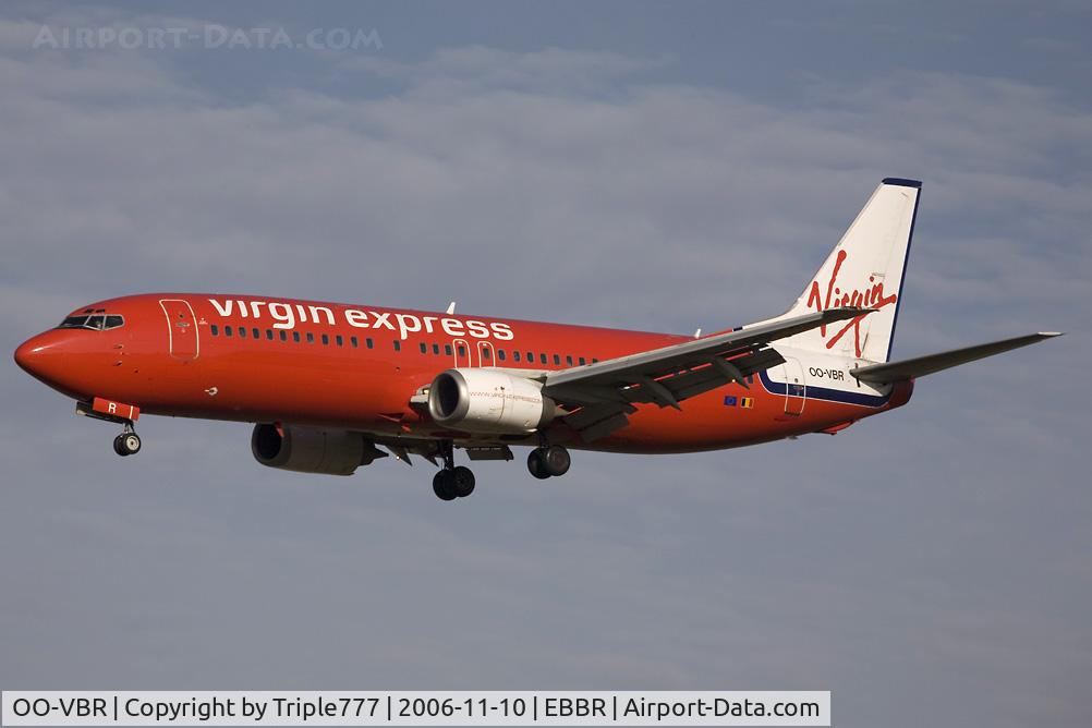 OO-VBR, 1989 Boeing 737-4Y0 C/N 24134, Boeing 737-400 Virgin Express