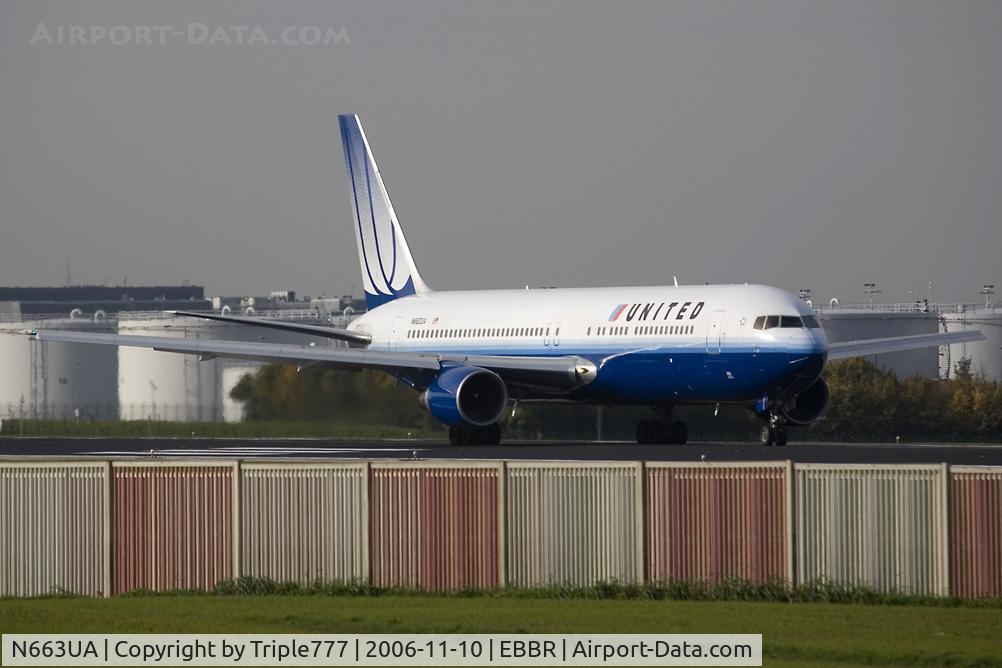 N663UA, 1993 Boeing 767-322 C/N 27160, Boeing 767 United Airlines