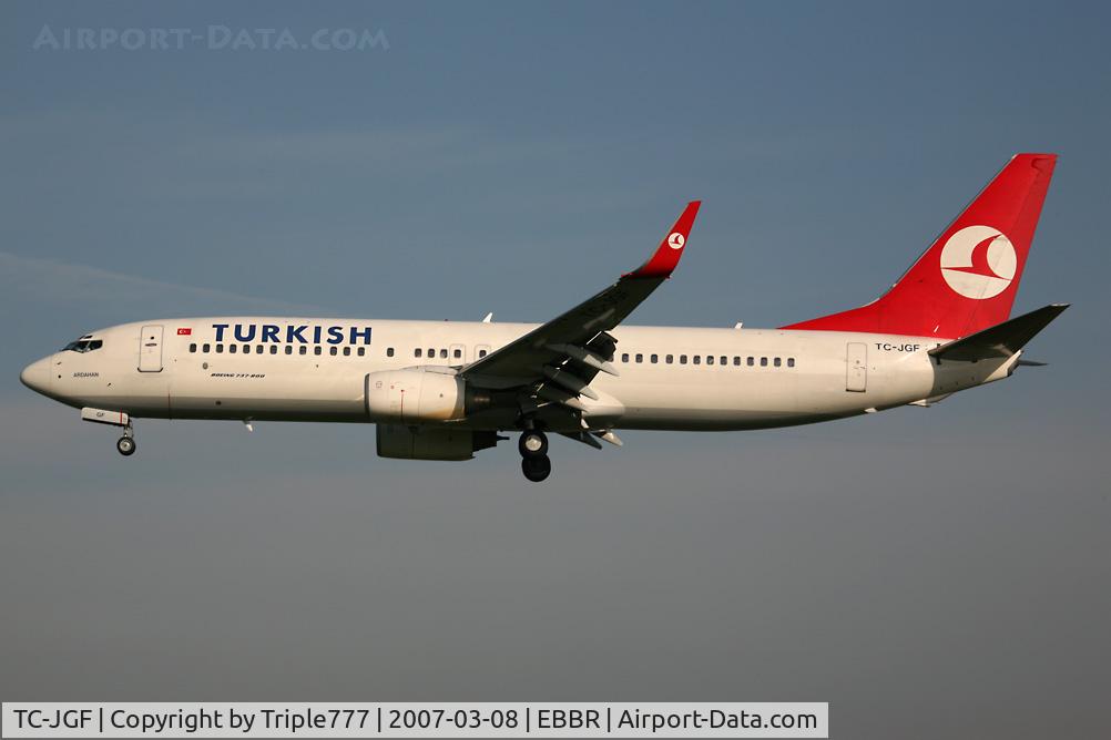 TC-JGF, 2002 Boeing 737-8F2 C/N 29790, Boeing 737-800 Turkish Airlines