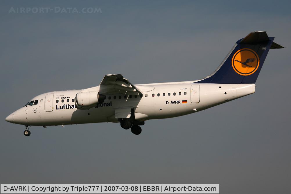 D-AVRK, 1996 British Aerospace Avro 146-RJ85 C/N E.2278, BAe146 Lufthansa Regional