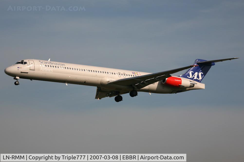LN-RMM, 1991 McDonnell Douglas MD-81 (DC-9-81) C/N 53005, MD81 SAS