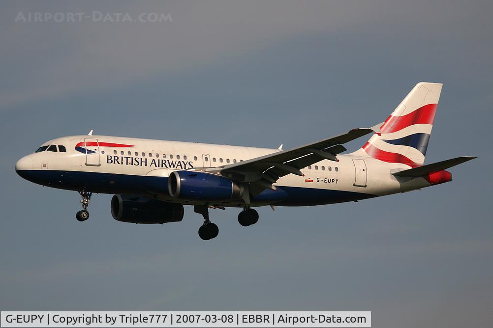 G-EUPY, 2001 Airbus A319-131 C/N 1466, Airbus 319 British Airways