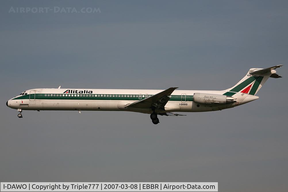 I-DAWO, 1984 McDonnell Douglas MD-82 (DC-9-82) C/N 49195, MD82 Alitalia
