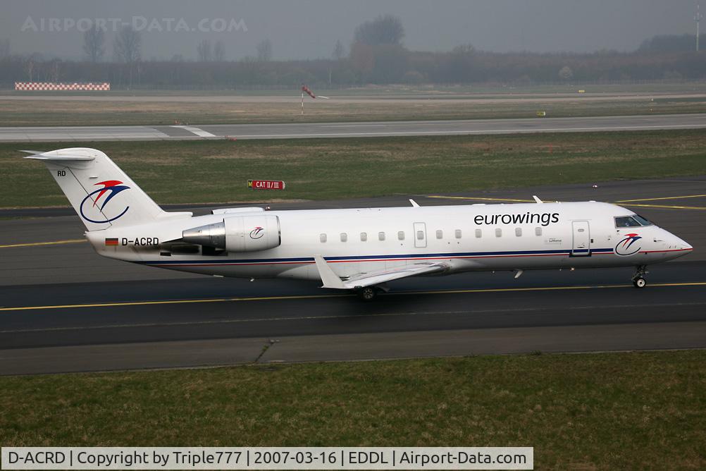 D-ACRD, Canadair CRJ-200ER (CL-600-2B19) C/N 7583, Canadair RJ-200ER Eurowings