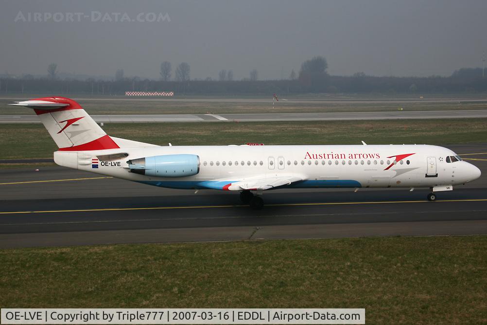 OE-LVE, 1994 Fokker 100 (F-28-0100) C/N 11499, Fokker 100 Austrian Arrows