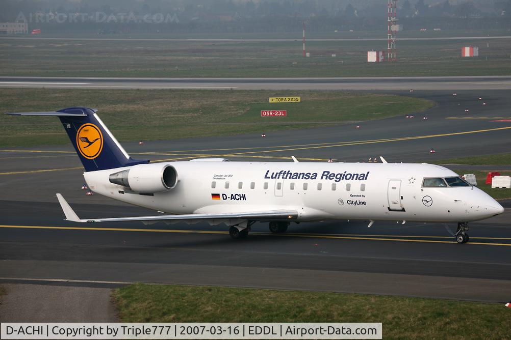 D-ACHI, 2000 Canadair CRJ-200LR (CL-600-2B19) C/N 7464, Canadair RJ-200LR Lufthansa Regional