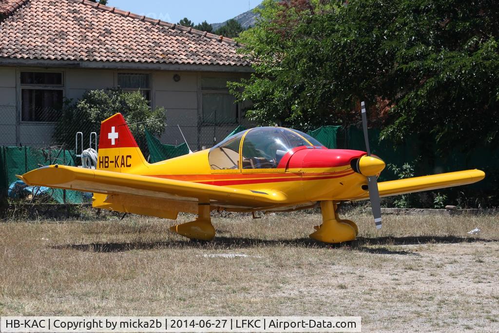 HB-KAC, 1978 Robin R-2160D Acrobin Alpha Sport C/N 134, Parked