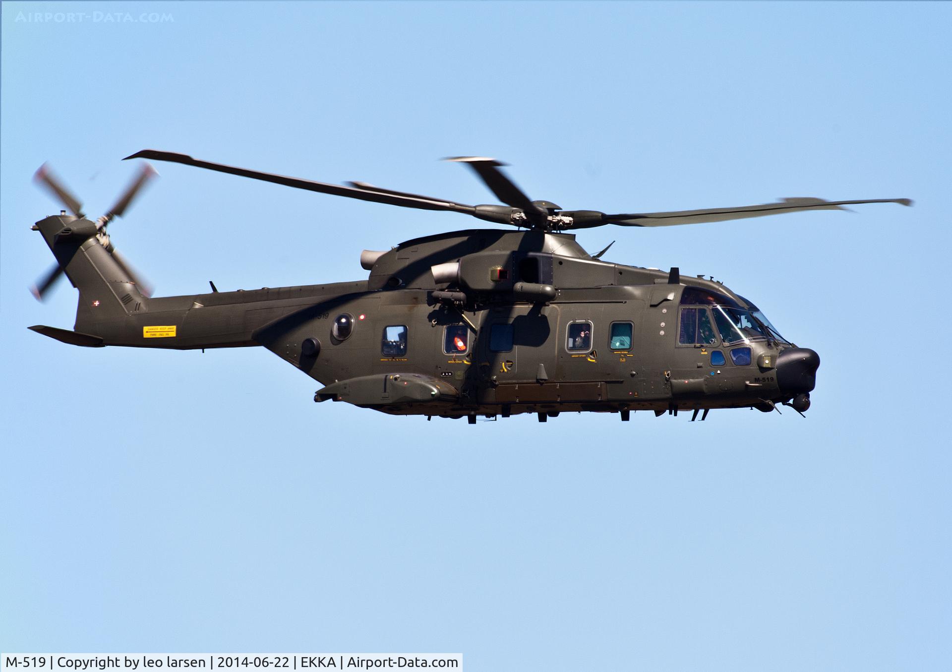 M-519, 2009 AgustaWestland EH-101 Mk.512 Merlin Joint Supporter C/N 50226/DEN19, Karup Air Base 22.6.14