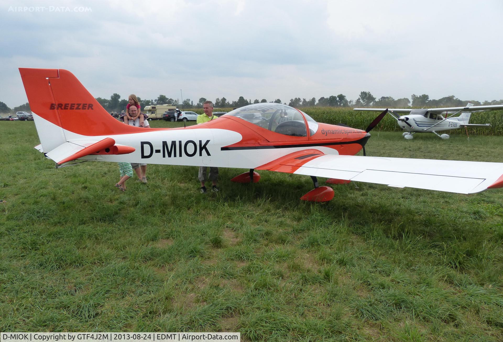 D-MIOK, Aerostyle Breezer CL C/N UL104, D-MIOK at Tannheim 24.8.13