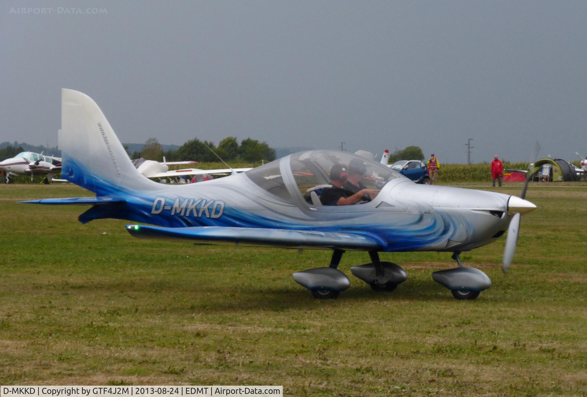 D-MKKD, Evektor-Aerotechnik EV-97R EuroStar SL C/N 2008 0002, D-MKKD at Tannheim 24.8.13