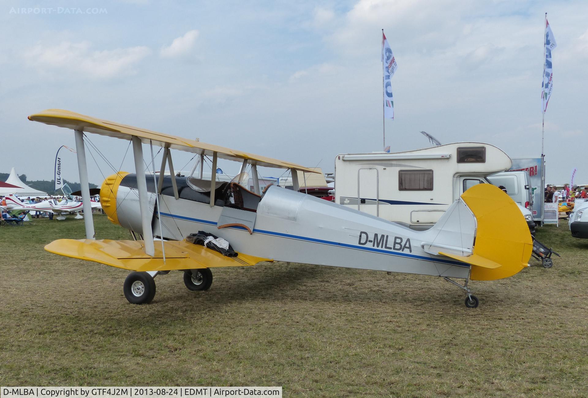 D-MLBA, Platzer Kiebitz C/N 281, D-MLBA at Tannheim 24.8.13