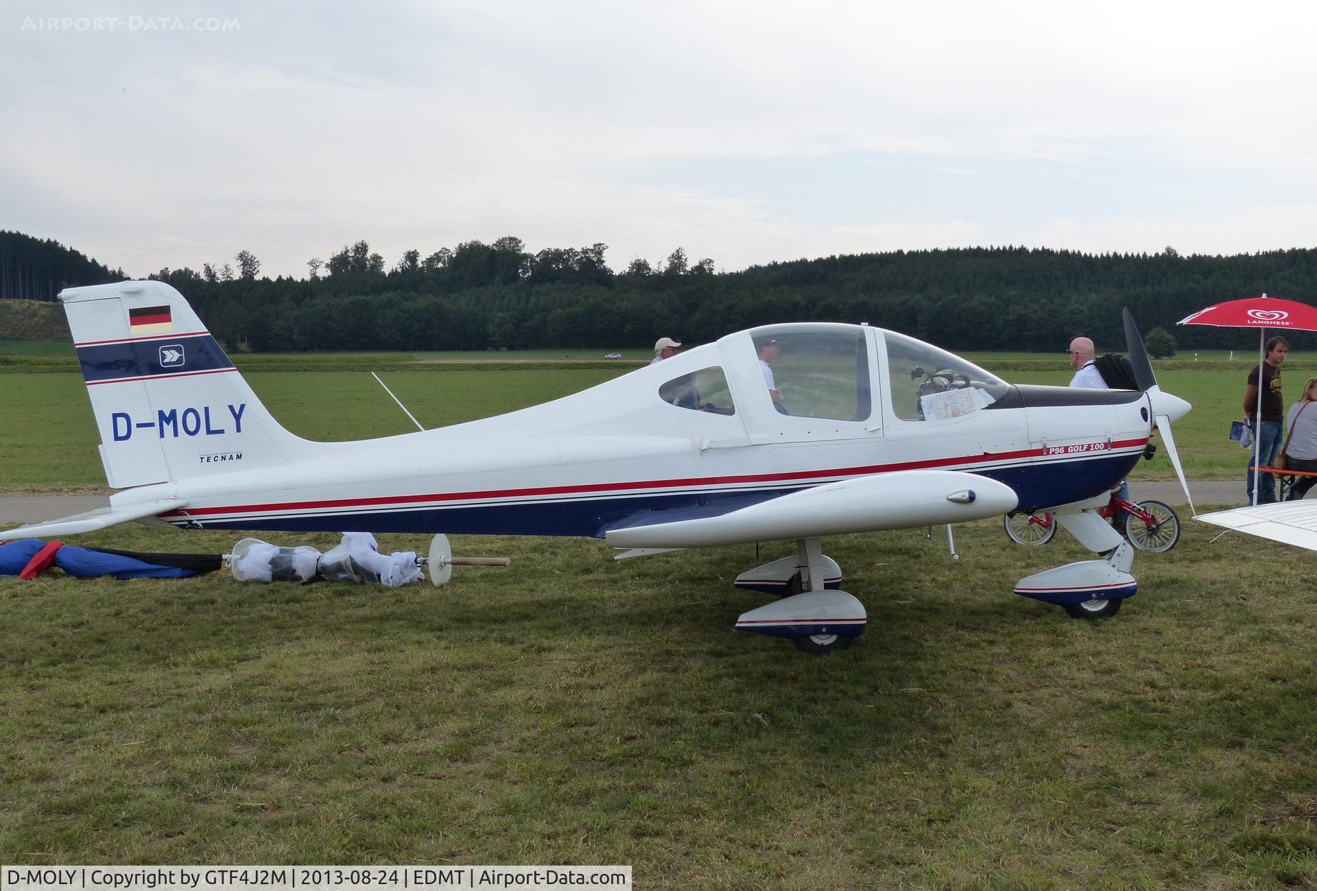 D-MOLY, Tecnam P-96 Golf 100S C/N 110, D-MOLY at Tannheim 24.8.13