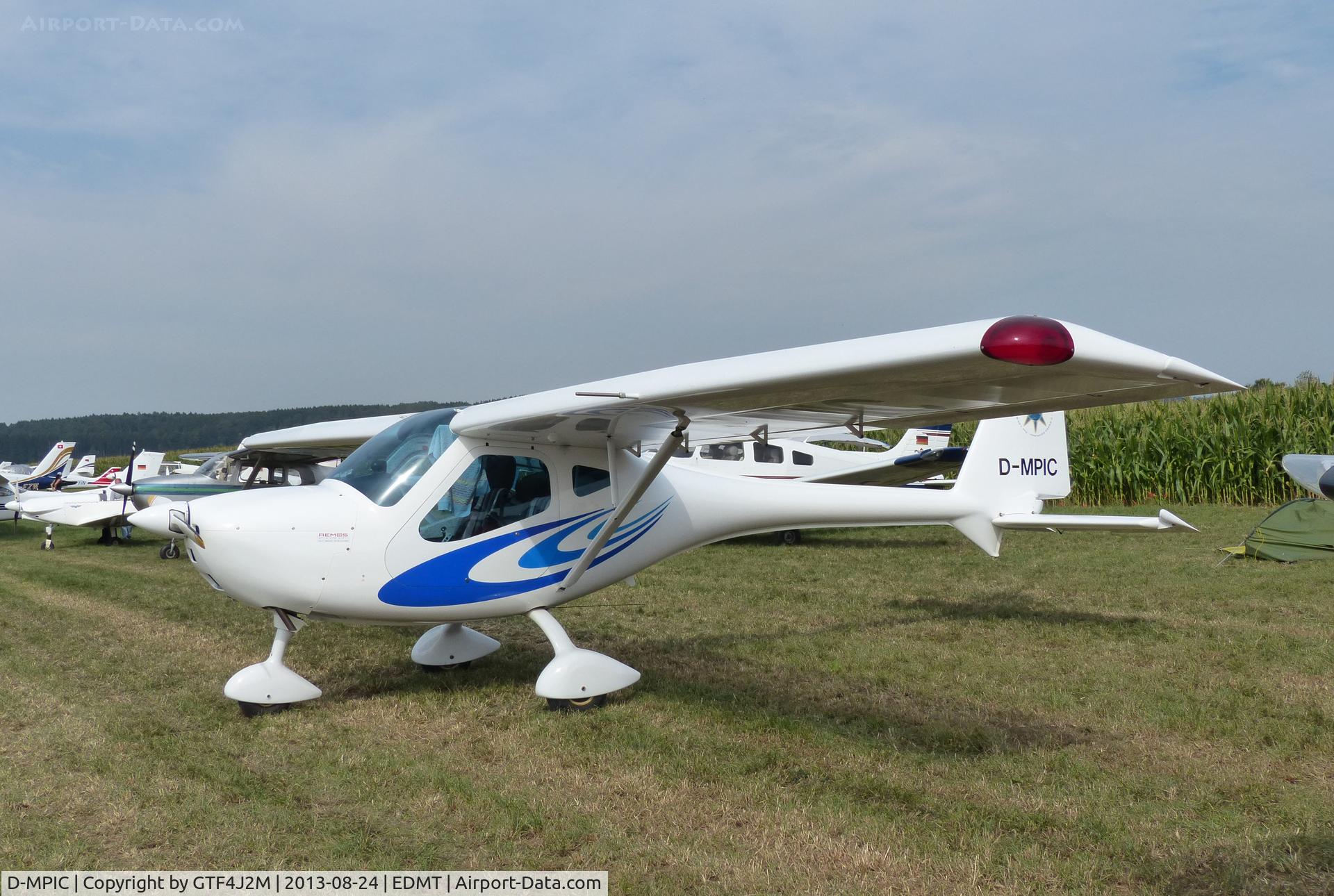 D-MPIC, Remos G-3 Mirage C/N 106, D-MPIC at Tannheim 24.8.13