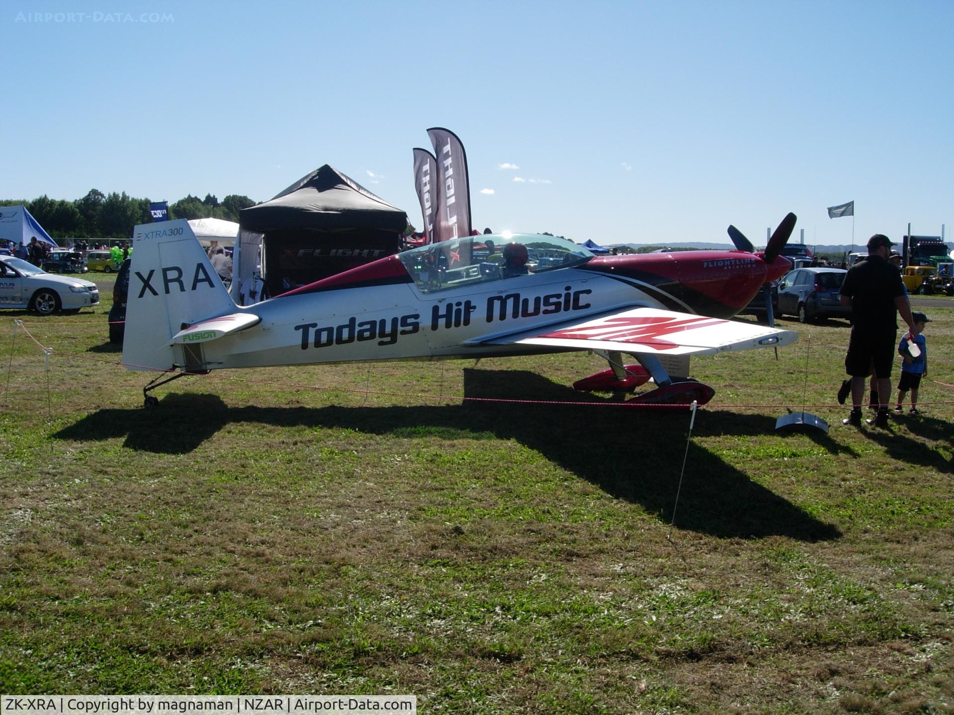 ZK-XRA, Extra EA-300L C/N 85, back in 2012 at Ardmore airshow