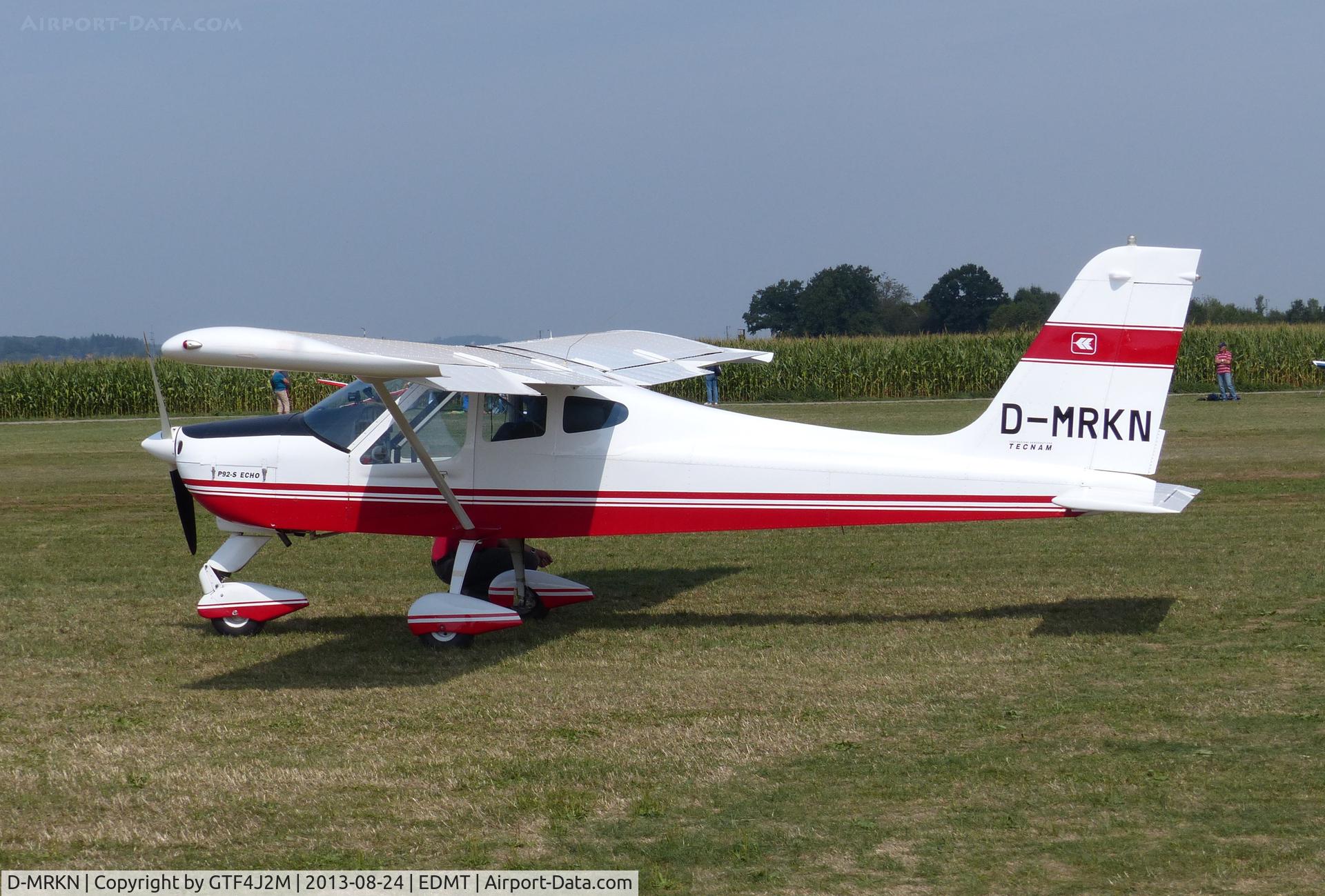 D-MRKN, Tecnam P-92 Echo 100S C/N 507, D-MRKN at Tannheim 24.8.13