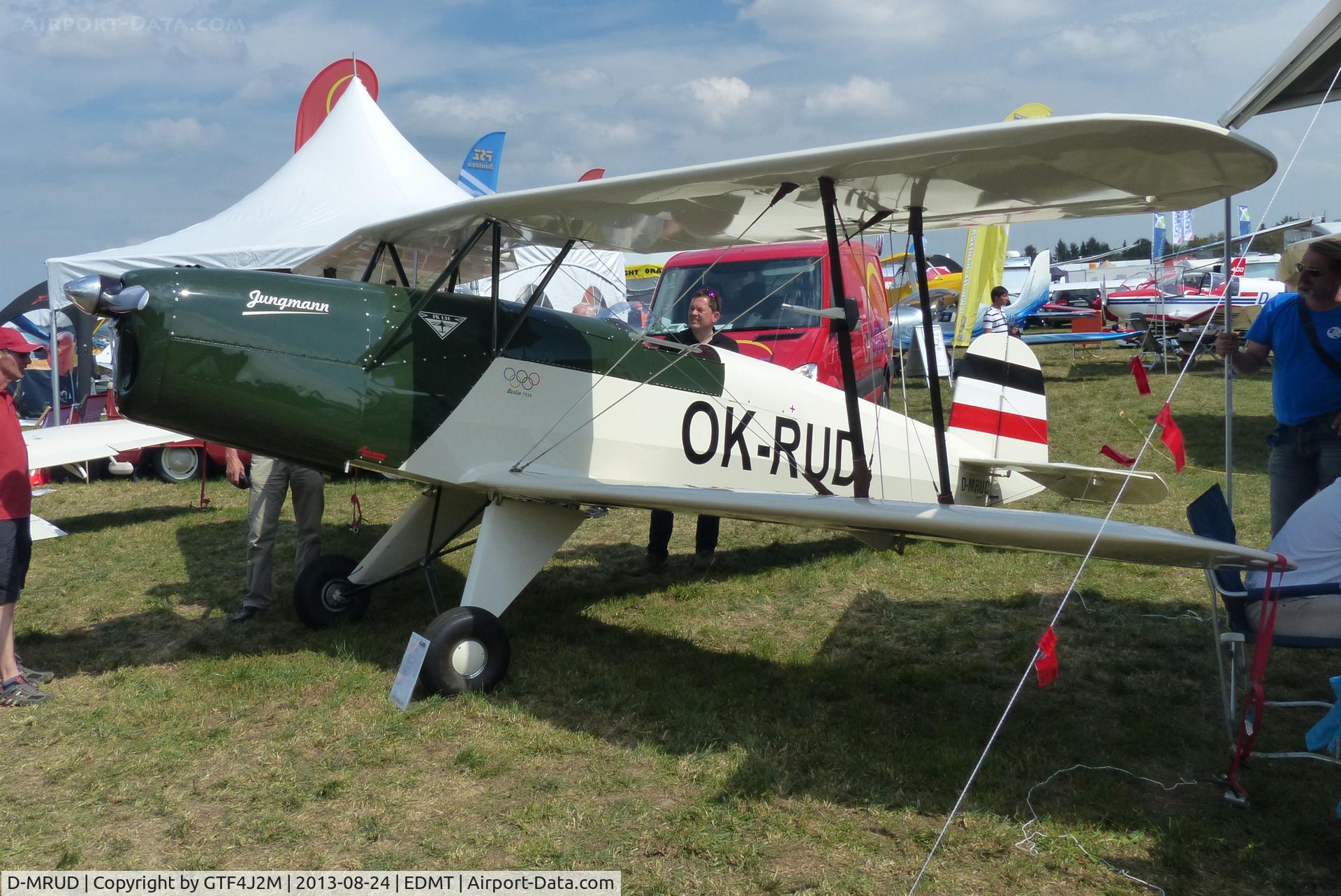 D-MRUD, 2012 B & F Technik FK-131 Jungmann C/N 1, D-MRUD marked as 