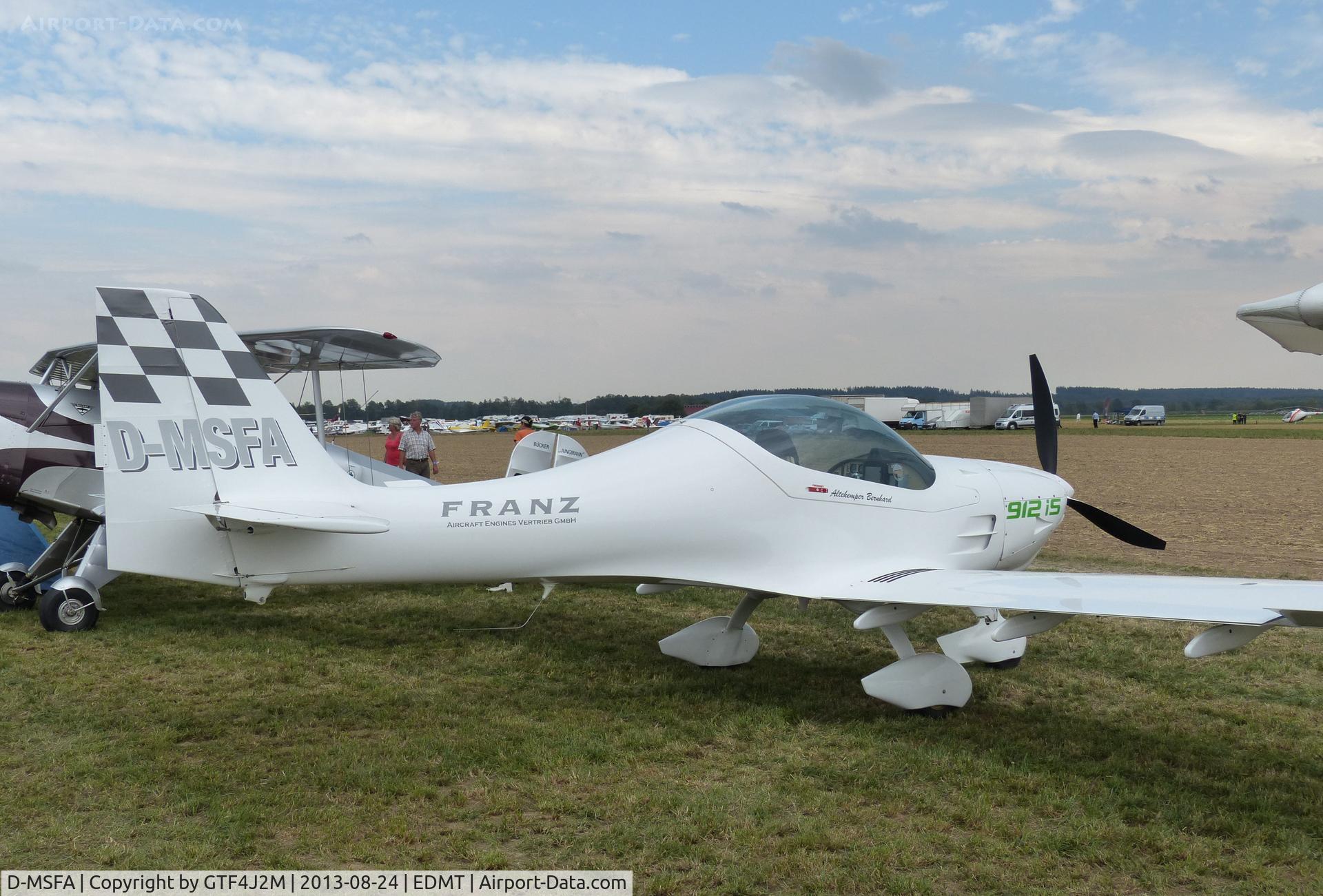 D-MSFA, B & F Technik FK-14B Polaris C/N 124, D-MSFA at Tannheim 24.8.13