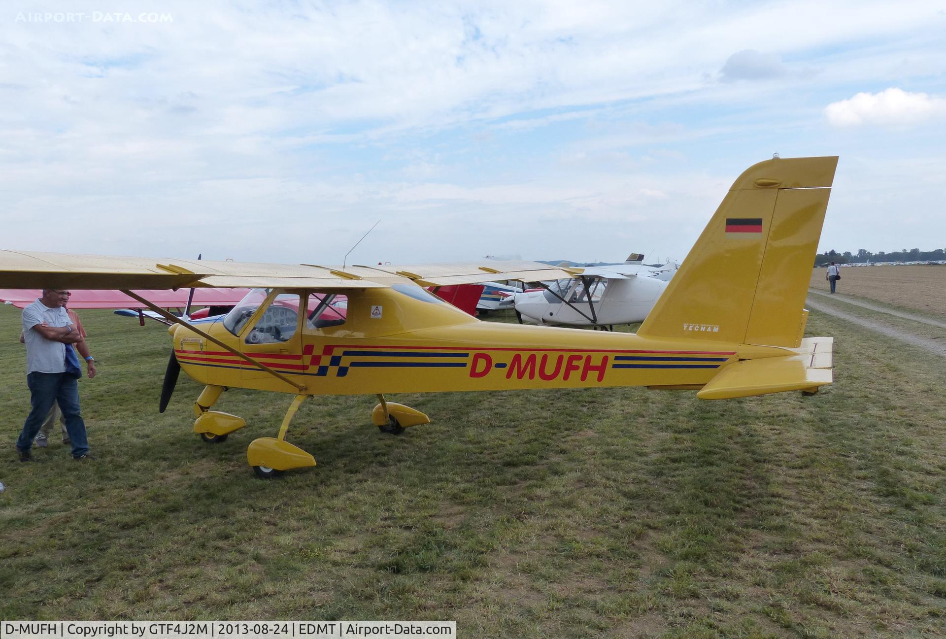D-MUFH, 2006 Tecnam P-92 Echo C/N 367, D-MUFH at Tannheim 24.8.13