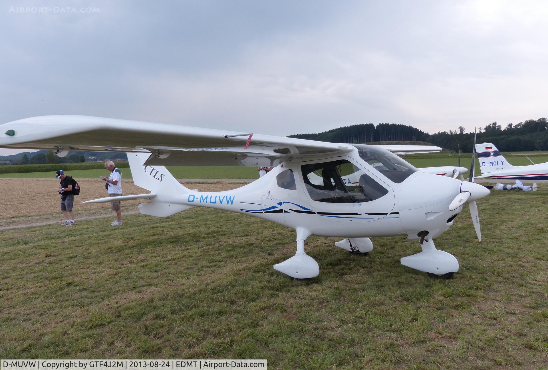 D-MUVW, 2006 Flight Design CTLS C/N Not found D-MUVW, D-MUVW at Tannheim 24.8.13