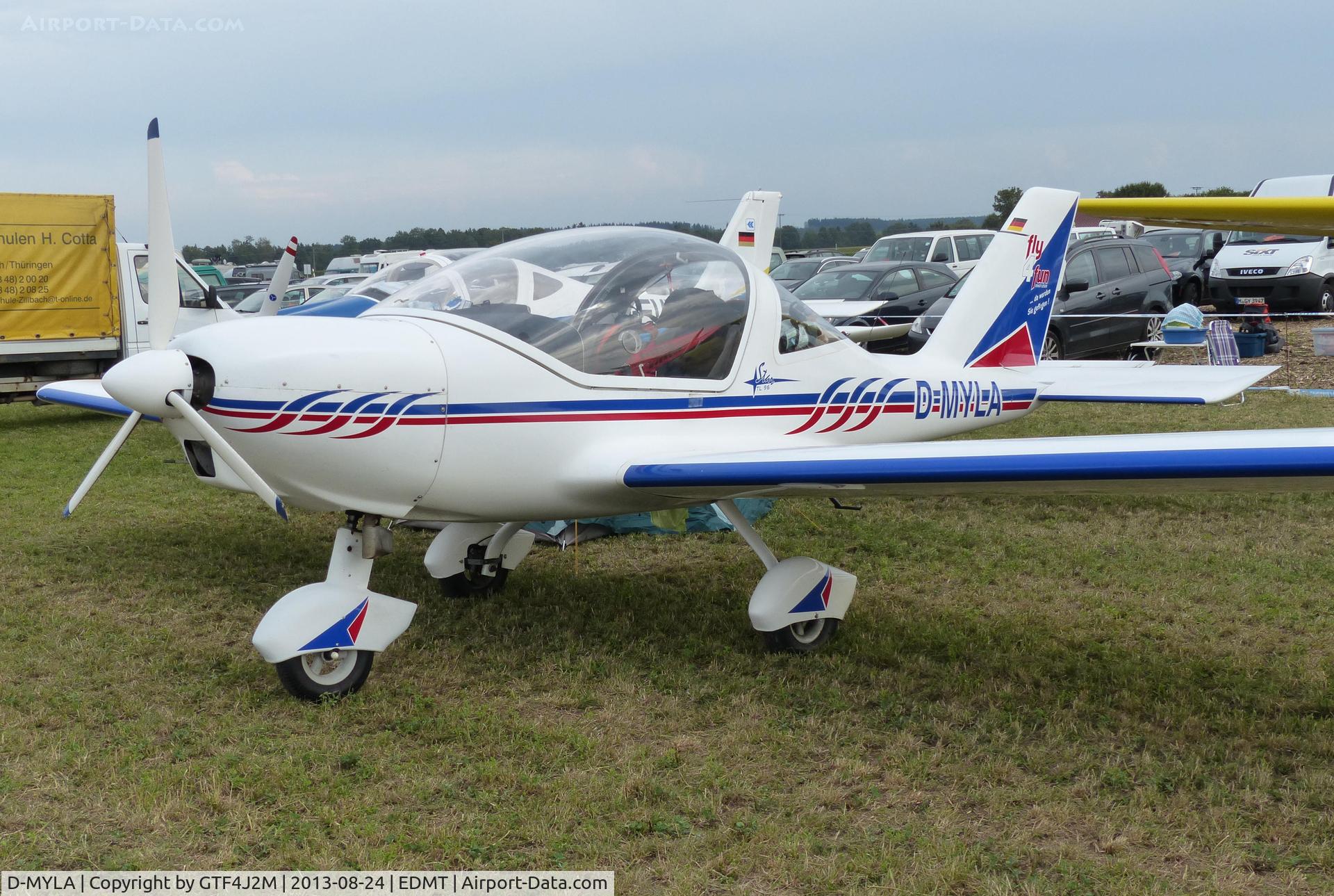 D-MYLA, 2002 TL Ultralight TL-96 Star C/N 02S127, D-MYLA at Tannheim 24.8.13
