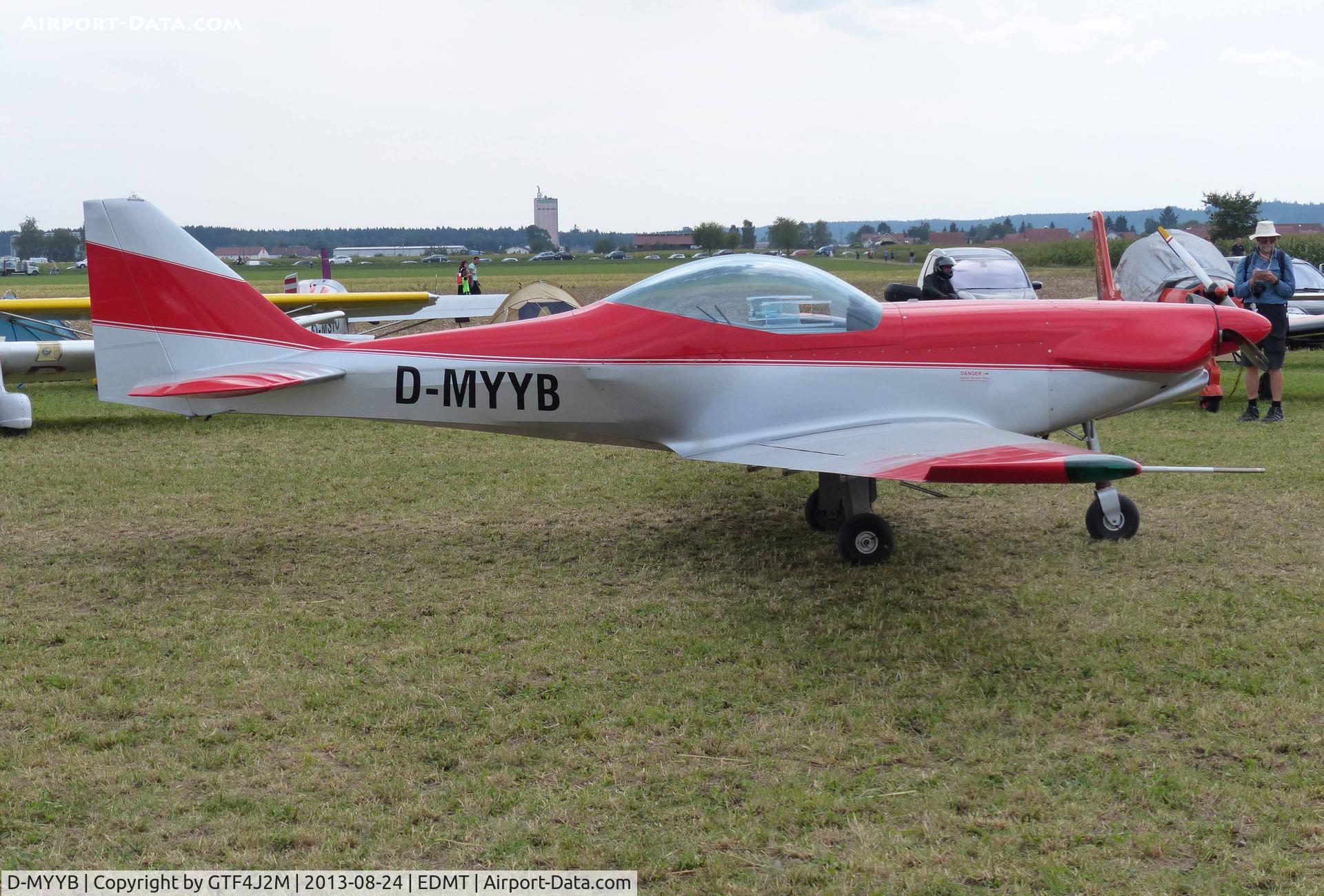 D-MYYB, WDFL Dallach D4 Fascination C/N 031, D-MYYB at Tannheim 24.8.13