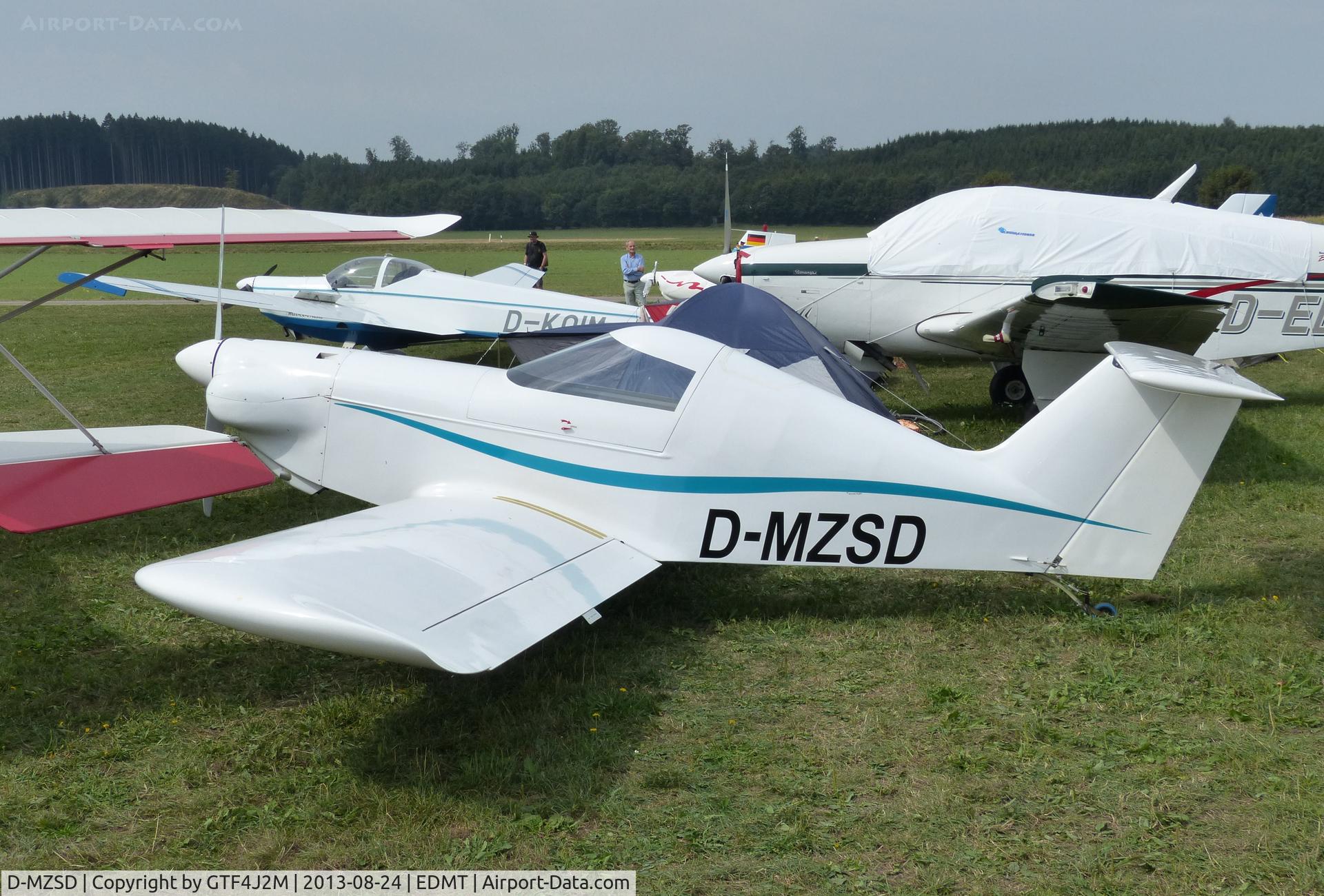 D-MZSD, Spacek SD-1 Minisport C/N Not found D-MZSD, D-MZSD at Tannheim 24.8.13