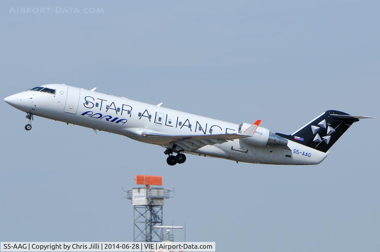 S5-AAG, 2000 Canadair CRJ-200LR (CL-600-2B19) C/N 7384, Adria Airways