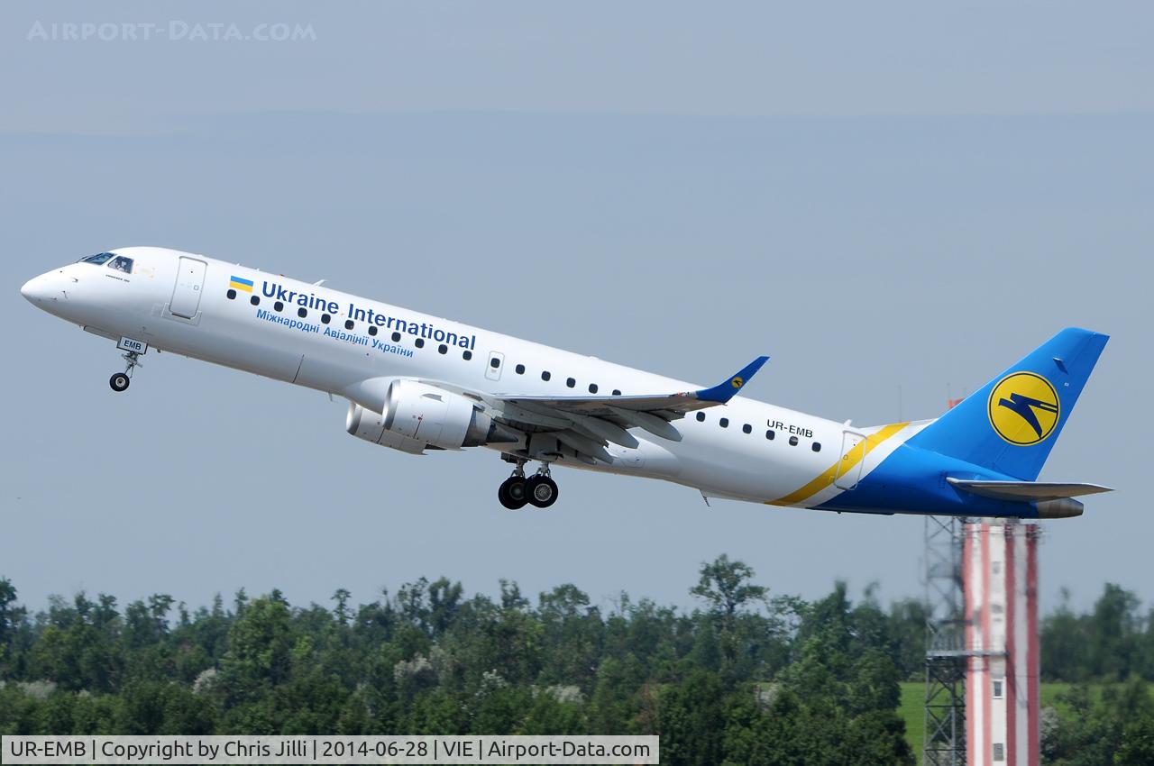 UR-EMB, 2012 Embraer 190STD (ERJ-190-100) C/N 19000501, Ukraine International Airways
