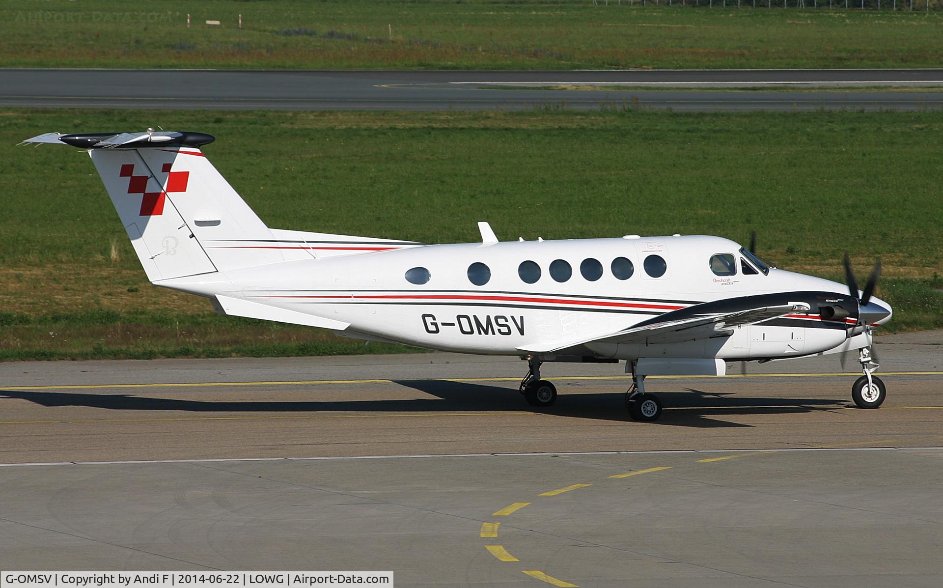 G-OMSV, 2009 Hawker Beechcraft B200GT King Air King Air C/N BY-96, Beech B200GT Super King Air