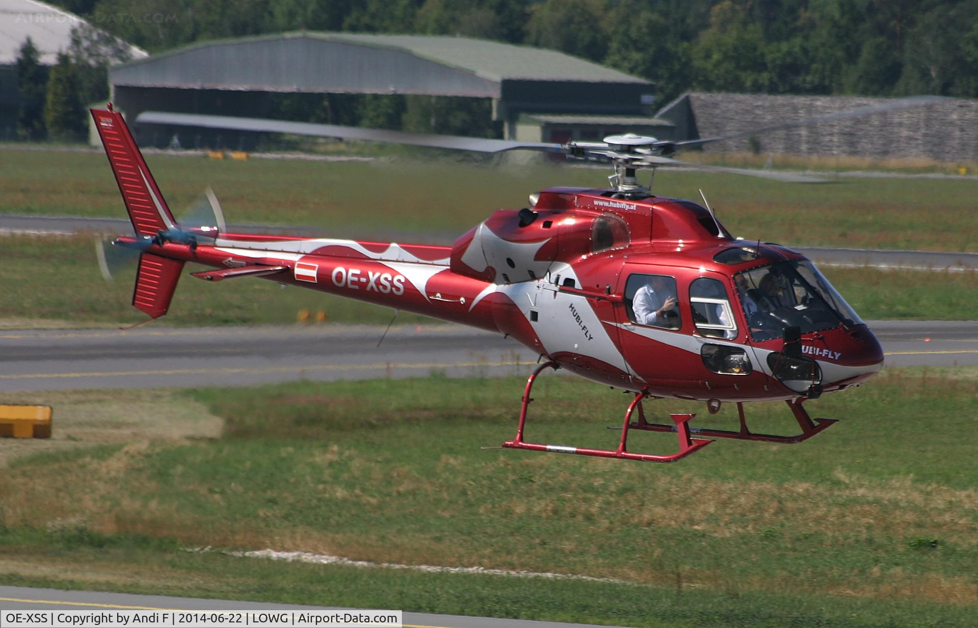 OE-XSS, Aerospatiale AS-355F-2 Ecureuil 2 C/N 5461, Hubi Fly Aerospatiale AS-355 F2 Ecureuil 2