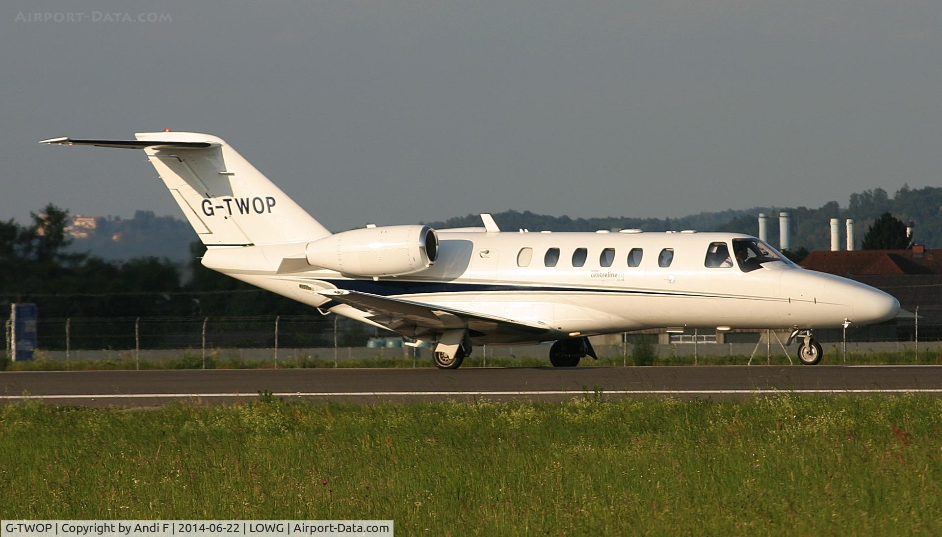 G-TWOP, 2008 Cessna 525A CitationJet CJ2+ C/N 525A-0397, Centreline Air Charter Cessna 525A CitationJet 2
