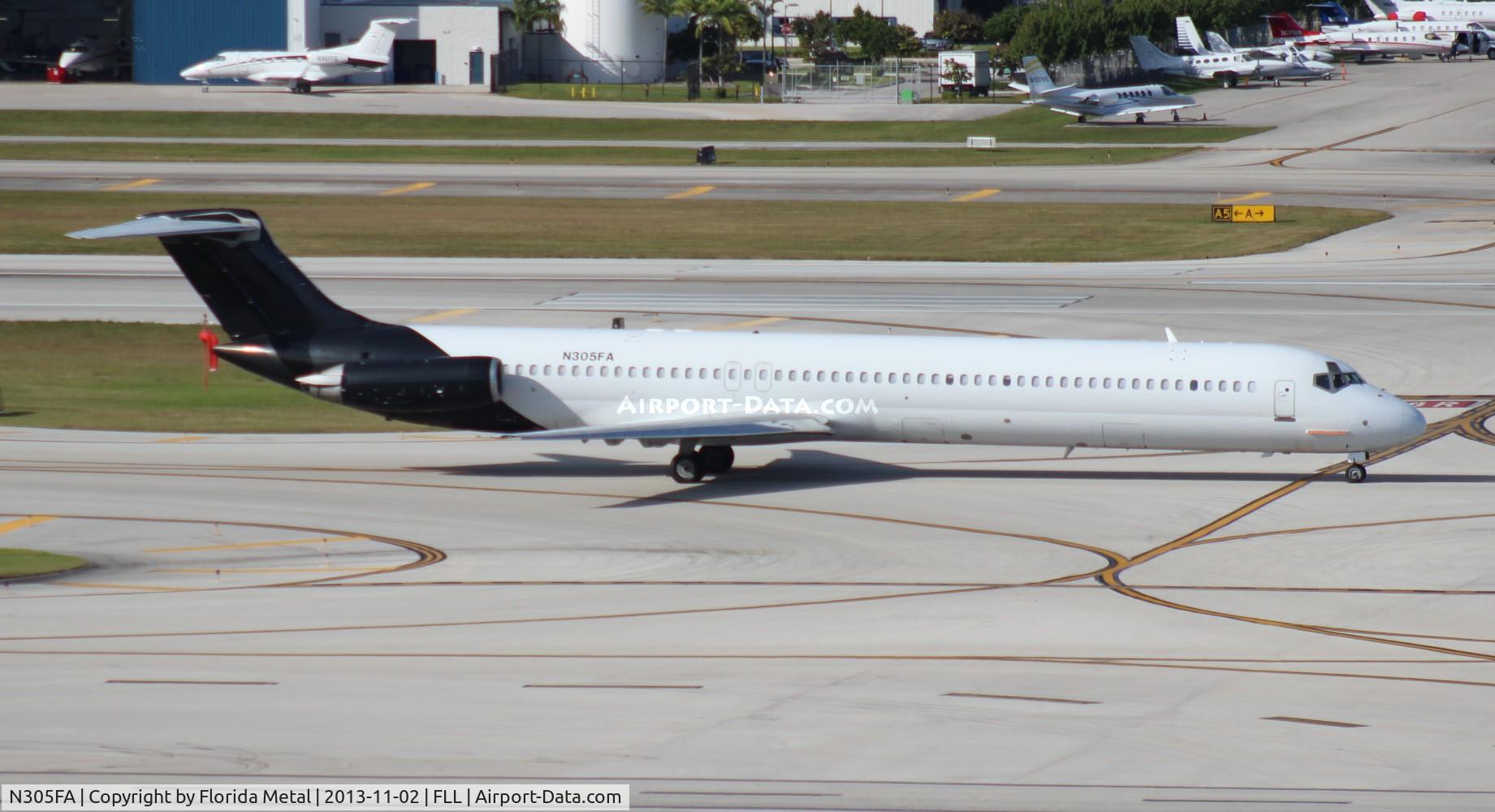 N305FA, 1986 McDonnell Douglas MD-83 (DC-9-83) C/N 49398, Falcon MD-83