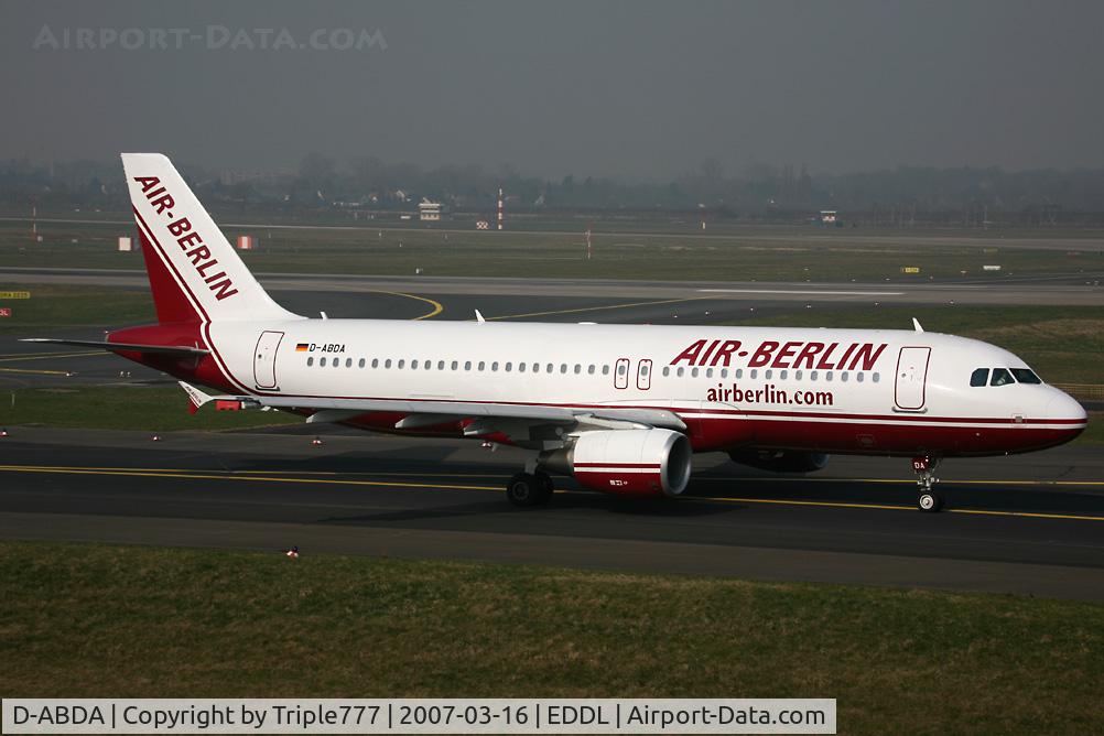 D-ABDA, 2005 Airbus A320-214 C/N 2539, Airbus 320 Air Berlin