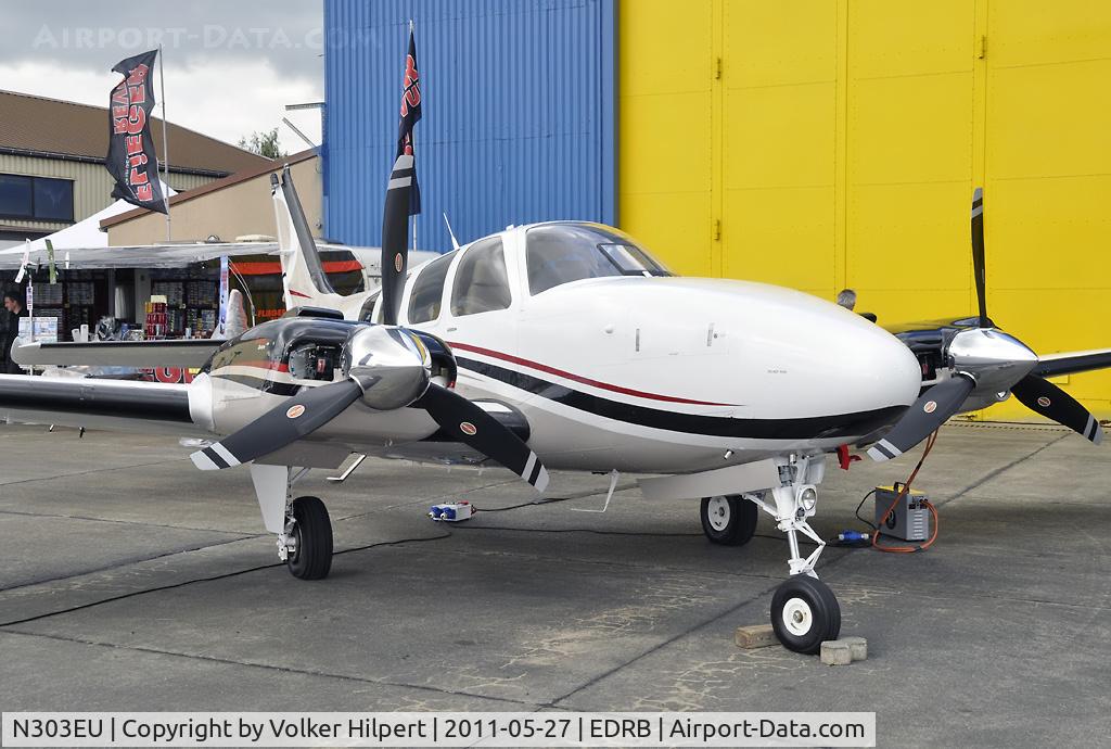 N303EU, Hawker Beechcraft Corp G58 Baron C/N TH-2303, at aero expo