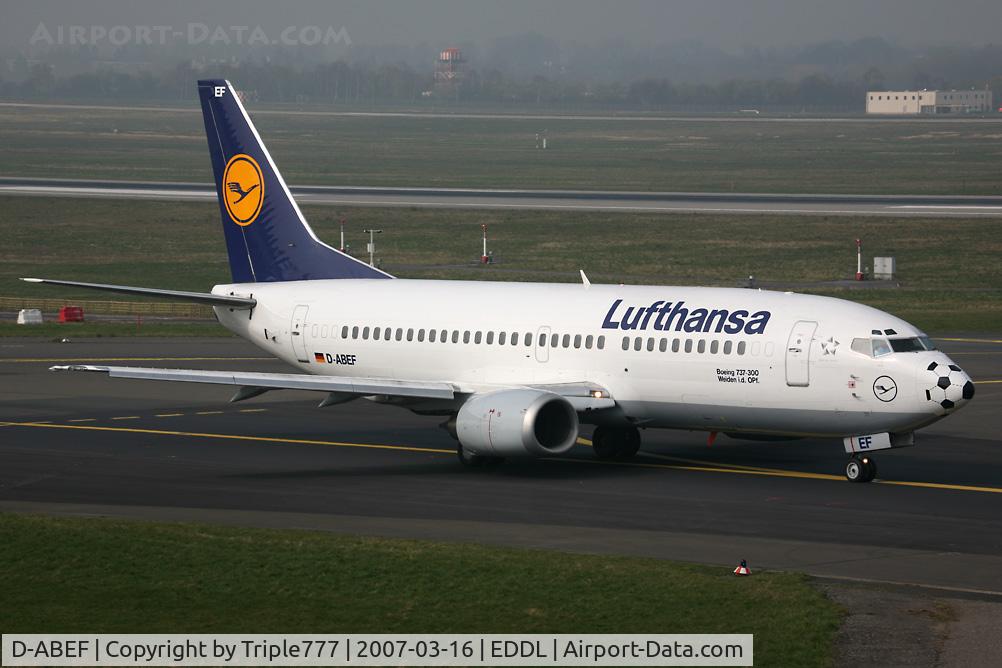 D-ABEF, 1991 Boeing 737-330 C/N 25217, Boeing 737-300 Lufthansa