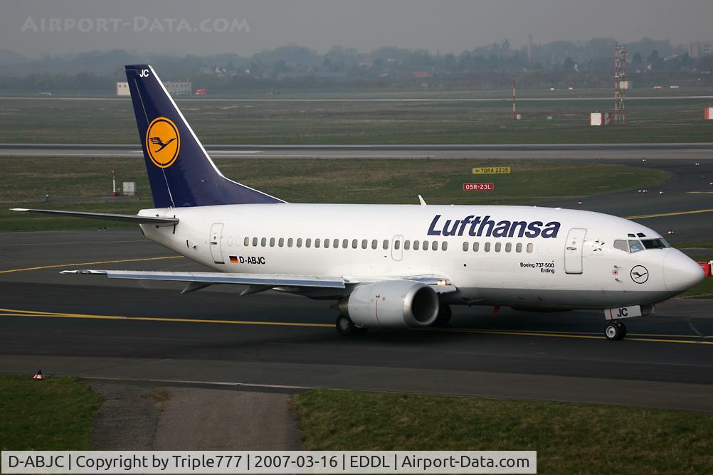 D-ABJC, 1991 Boeing 737-530 C/N 25272, Boeing 737-500 Lufthansa