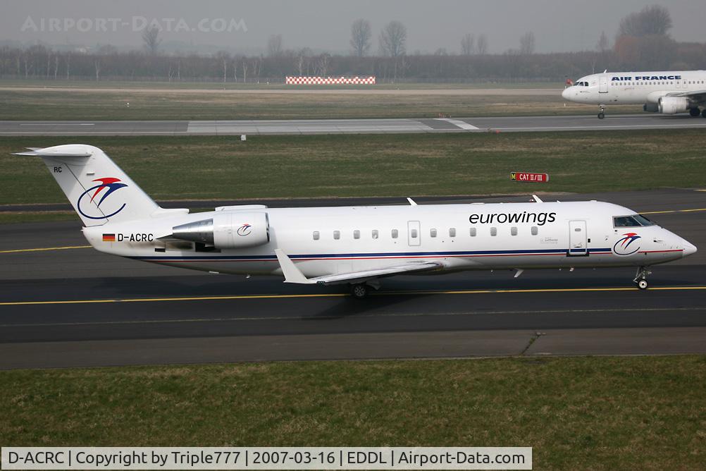D-ACRC, 2001 Canadair CRJ-200ER (CL-600-2B19) C/N 7573, Canadair RJ-200ER Eurowings