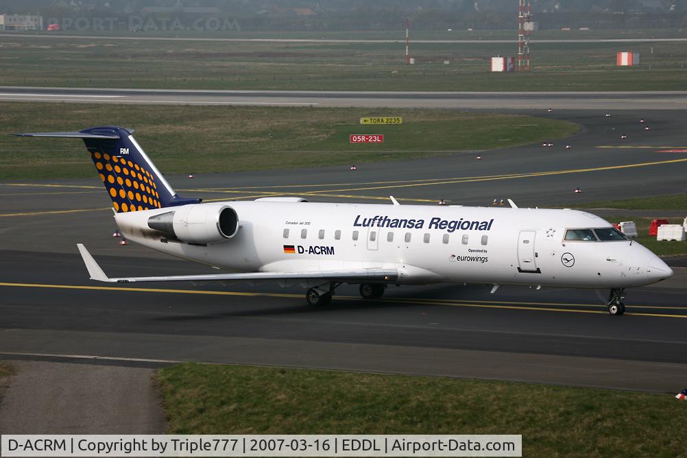 D-ACRM, 2000 Canadair CRJ-200LR (CL-600-2B19) C/N 7478, Canadair RJ-200ER Lufthansa Regional