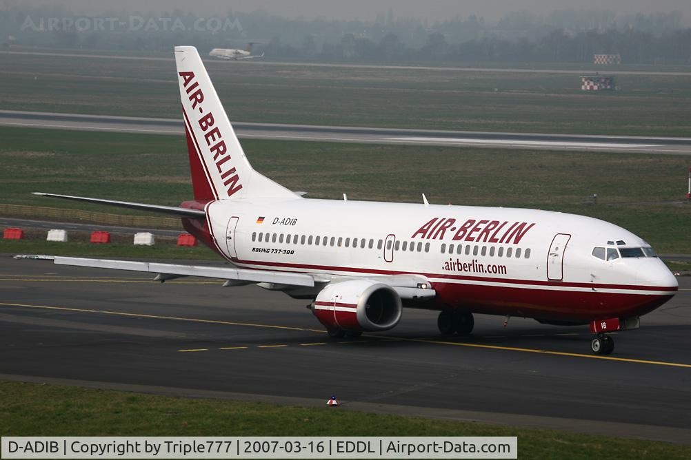 D-ADIB, 1999 Boeing 737-36Q C/N 30334, Boeing 737-300 Air Berlin