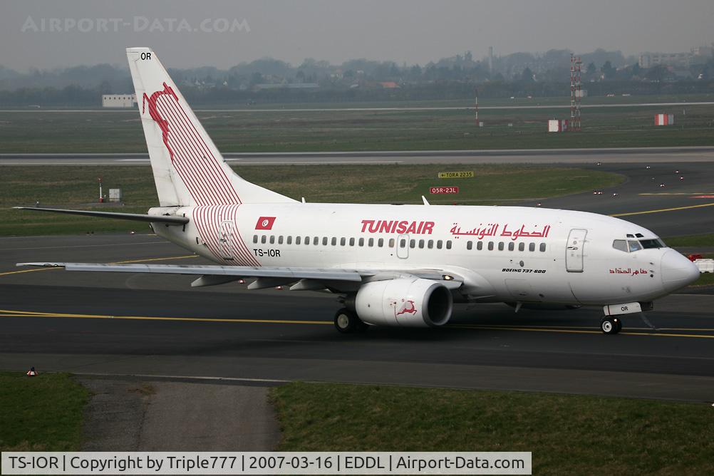 TS-IOR, 2001 Boeing 737-6H3 C/N 29502, Boeing 737-600 Tunis Air
