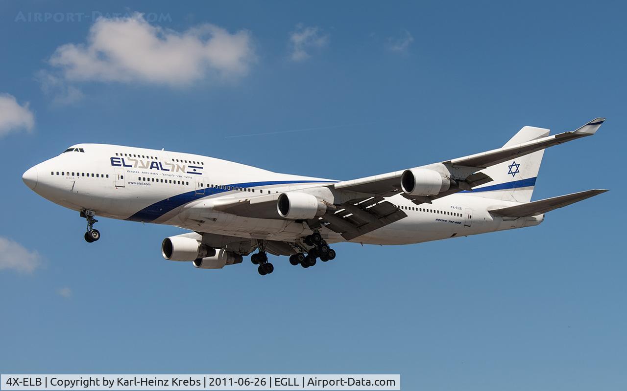 4X-ELB, 1994 Boeing 747-458 C/N 26056, Israel Airlines