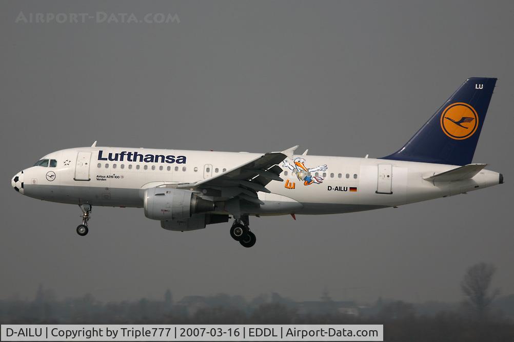 D-AILU, 1997 Airbus A319-114 C/N 744, Airbus 319 Lufthansa