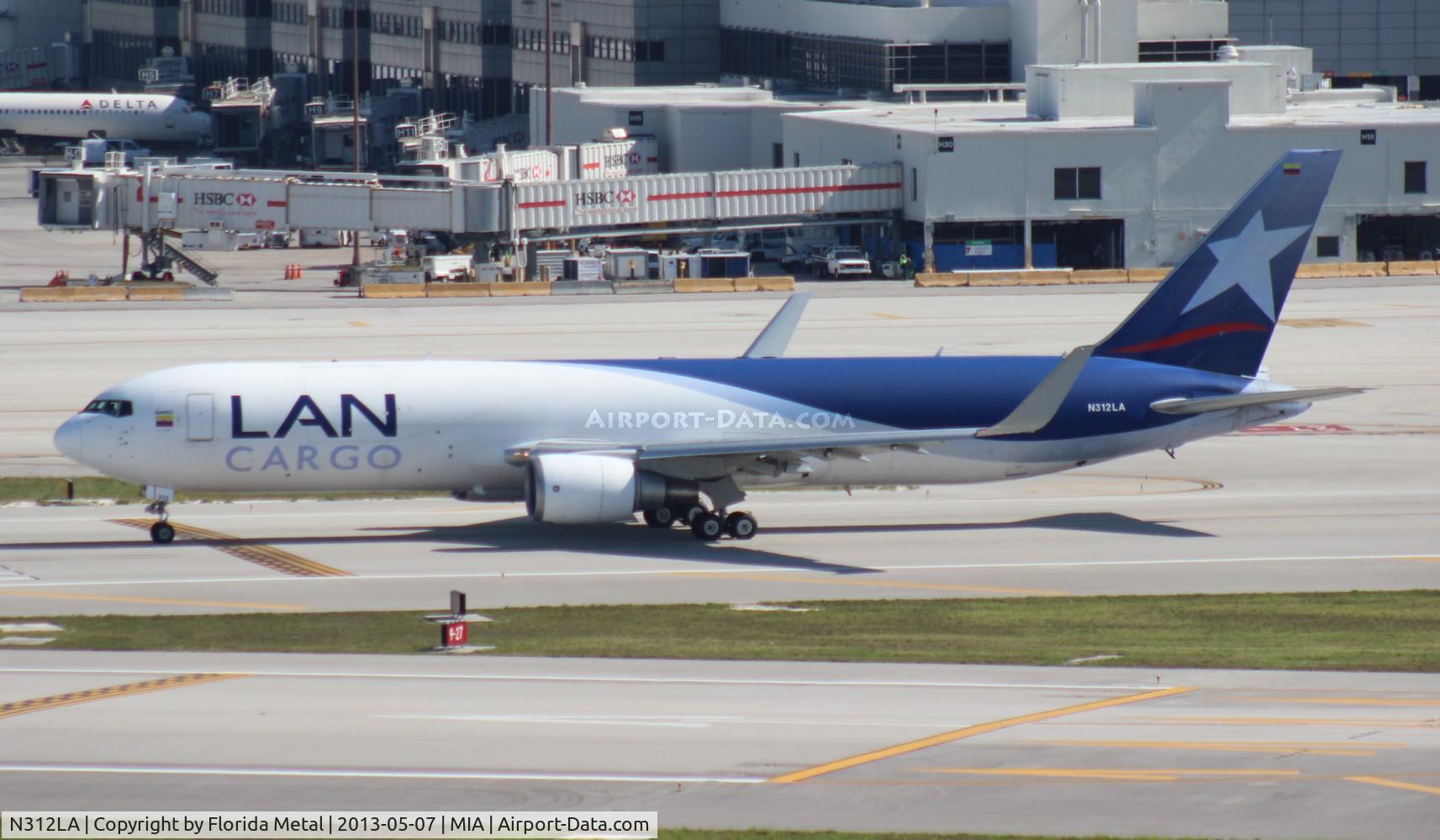 N312LA, 2001 Boeing 767-316F C/N 32572, LAN Cargo 767-300