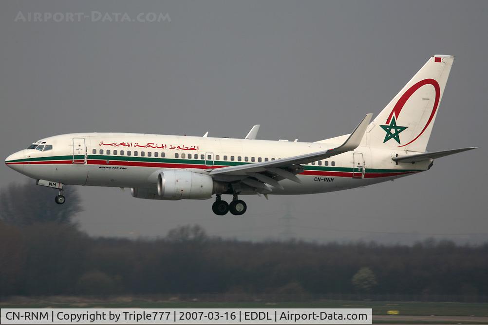 CN-RNM, 1999 Boeing 737-7B6 C/N 28984, Boeing 737-700 Royal Air Maroc